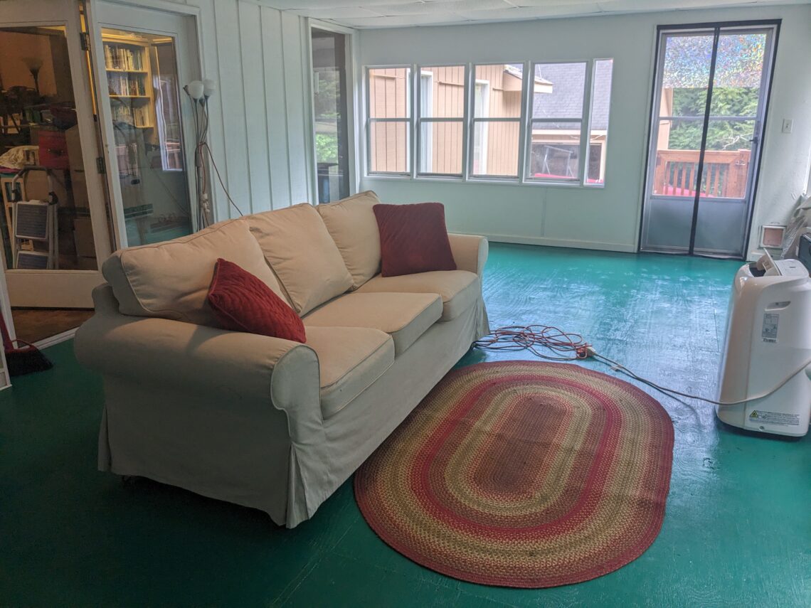 Refreshed sunroom!