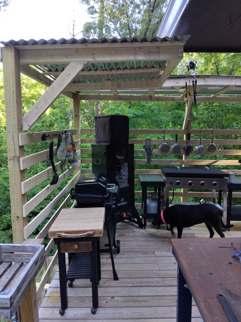 New Outdoor Kitchen