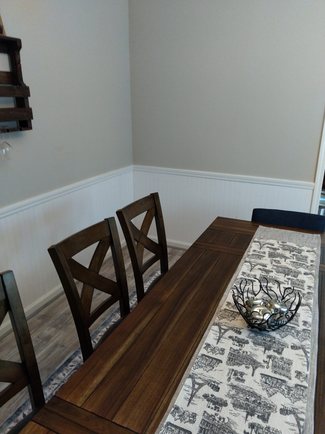 New Dining room wainscoting